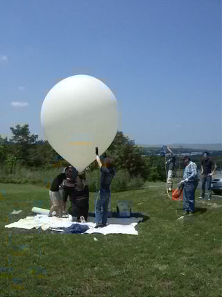 Amateur Radio Ballooning in the SF Bay Area. Additional Photo