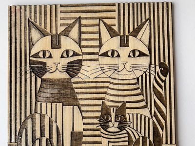 Airplaneguy Laser Graphic Design - Maker Faire NoVa 2024