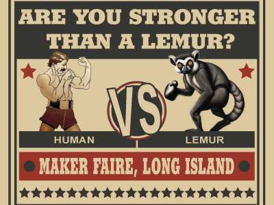 Are you Stronger than a Lemur? - Maker Faire Long Island