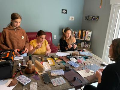 Atelier cuir et deco d’Halloween - Maker Faire poiters 2024