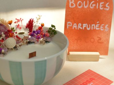 Bougies fleuries et parfumées 100% naturelles - Maker Faire France 2024