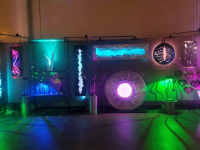 Captivating LED Sculptures Made from Recycled Metal - Maker Faire Bay Area 2024