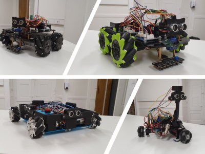 Demonstraes de Locomoo Omnidirecional em Robots Mveis Terrestres - Maker Faire Lisbon