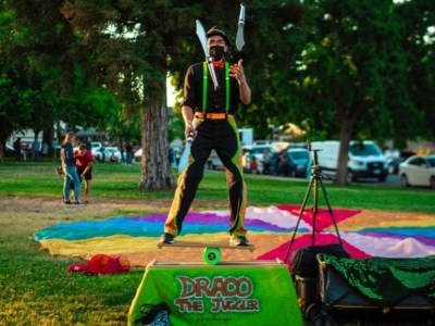 Draco the Juggler's Variety Juggling Show & Lessons - Maker Faire Bay Area 2024