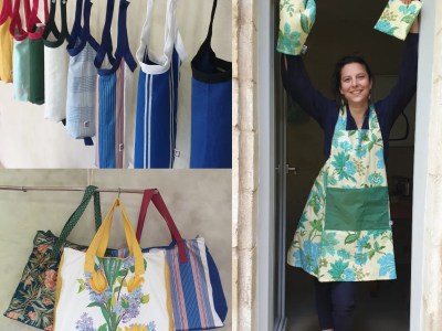 Furoshiki (emballages japonais) -  Eponges tawashi - Maker Faire poiters 2024