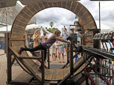 Hamster Time Snow Cones - Maker Faire Miami