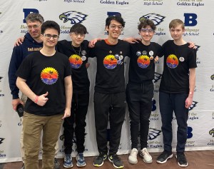 FTC 4137 Islandbots robotics team Maker Faire Yearbook Photo