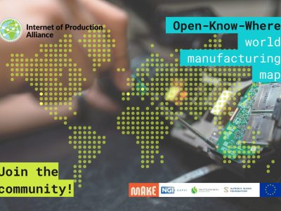 Internet of Production Alliance World Manufacturing Map - Maker Faire CDMX (Mexico City)