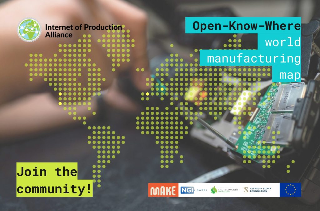 Internet of Production Alliance World Manufacturing Map - Maker Faire CDMX (Mexico City)