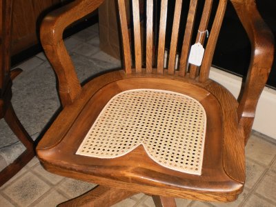 John's Chair Caning/JW cane and rush - Maker Faire Elkhorn 2024