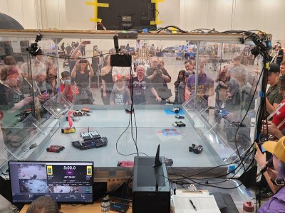 Kilobots 55 - Robot Combat Tournament - Maker Faire Calgary 2024