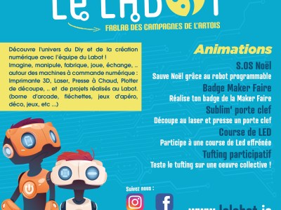 Le Labot - Fablab des Campagnes de l'Artois - Maker Faire France 2024