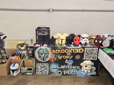 Llambland Prints & Dadtooin3D - Maker Faire Sussex County 2024