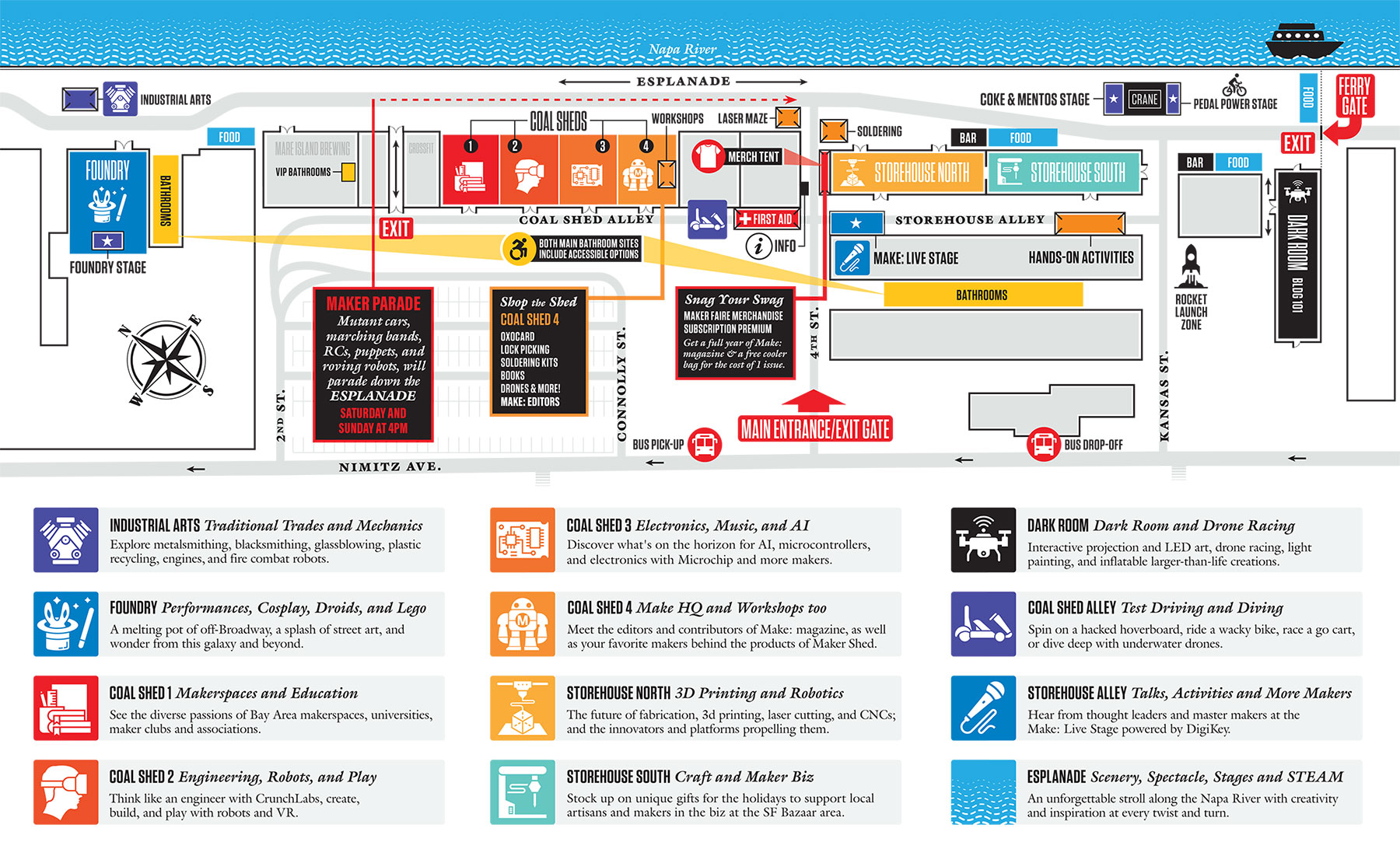 Maker Faire Bay Area 2024 - Fairegrounds Map