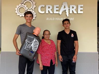 Maniqui de RCP con tarjeta microSD  programado con Arduino - Maker Faire cdmx-mexico-city 2024