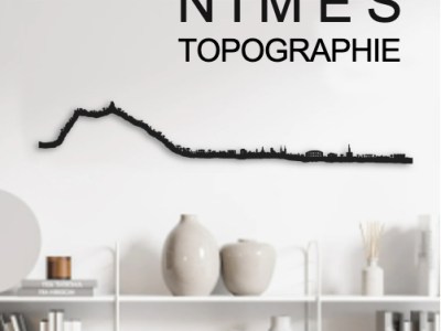 Nîmes Topographie - Découpe laser bois avec l'artiste Potografff - Maker Faire France 2024