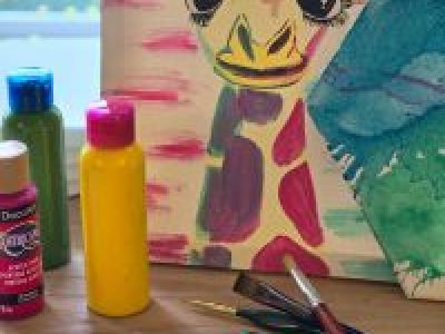 Painting with Camri Landkamer Art - Maker Faire Tulsa 2024