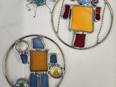 Soldering with Stained Glass - Maker Faire Tulsa 2024