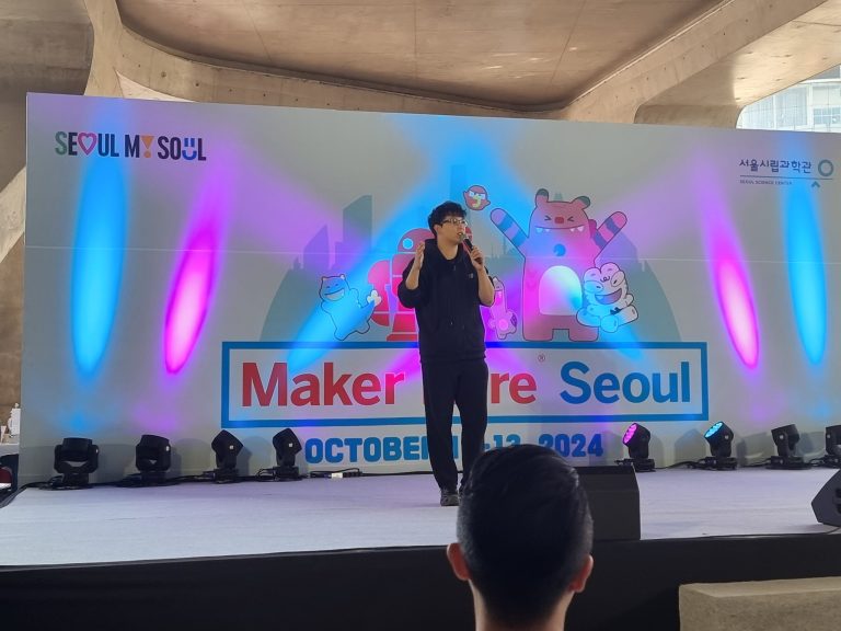Maker Faire Seoul 2024 - speech-of-Korean-maker.jpg