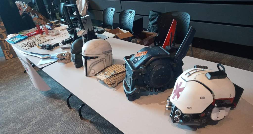 Starving Artworks and Q-Bot Cosplay - Maker Faire NW Arkansas