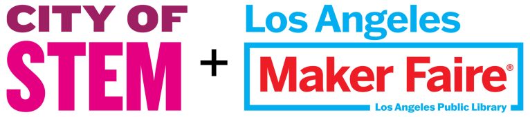 Maker Faire City of STEM + Los Angeles Logo