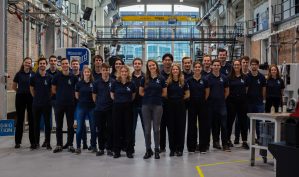 TU Delft Hydro Motion Team Maker Faire Yearbook Photo