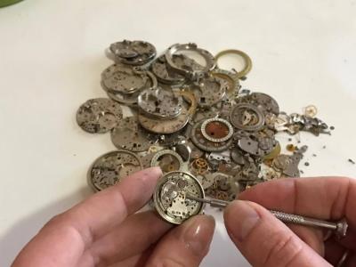 Ukraine Steampunk handmade jewelry from watches - Maker Faire rome 2024