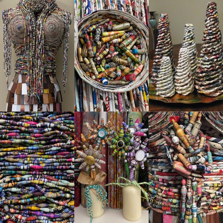 Upcycled Paper Art - Maker Faire NW Arkansas