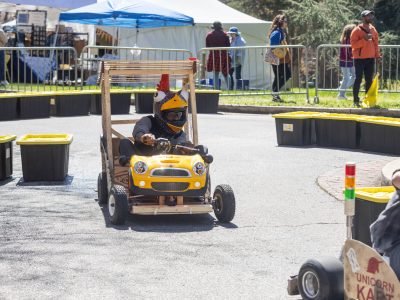 Vector Space Mini Cooper Cluckman - Maker Faire Sussex County 2024
