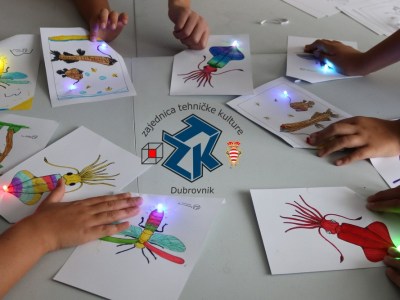 ZTK Dubrovnik - Bioluminiscentni crteži - Maker Faire Zagreb