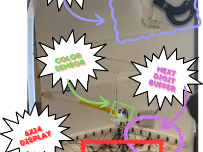 Connect 4 Clock - Maker Faire Orange County 2024