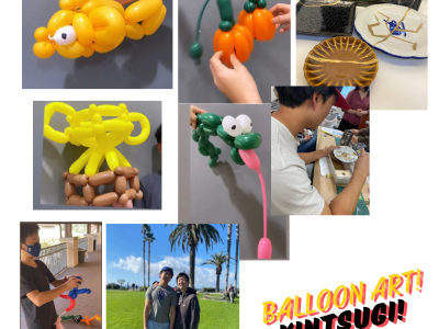 EJ Kintsugi and Balloon Twists - Maker Faire Orange County 2024