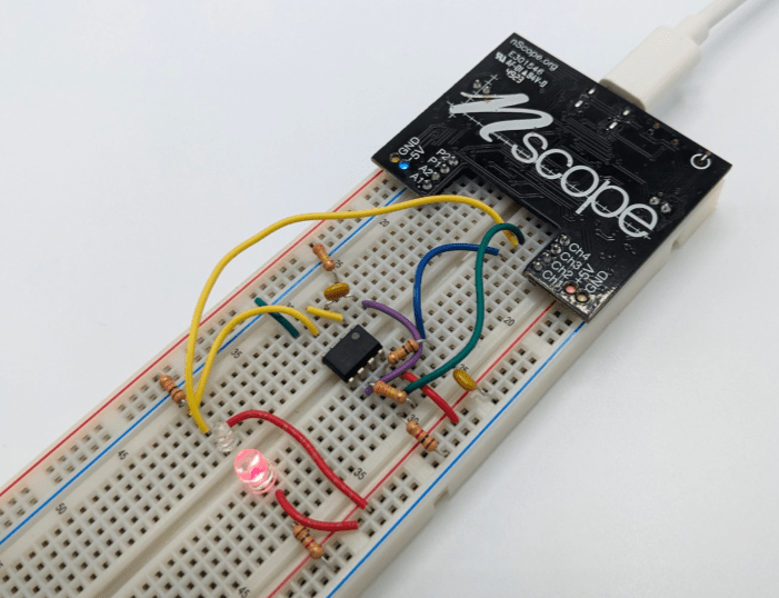nScope: learning electronics has never been easier - Maker Faire Lake County 2024