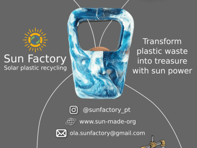 Reciclagem de Plstico com Energia Solar Trmica - Maker Faire Lisbon