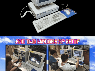 Retro Computer Stand - Maker Faire Tashkent 2024