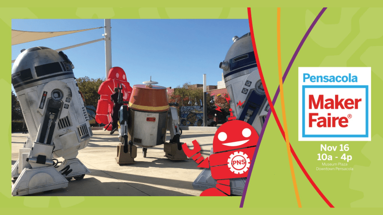 Maker Faire 2024 Pensacola Custom Image